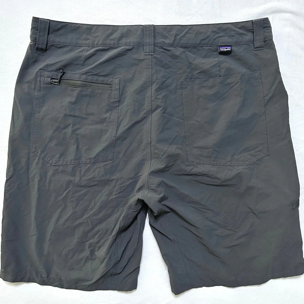 PATAGONIA Quandary Shorts Men's 38 Gray Hiking Travel Stretch Outdoor Climbing
